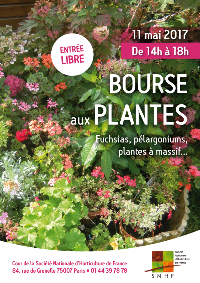 Bourse Aux Plantes Soci T Nationale D Horticulture De France