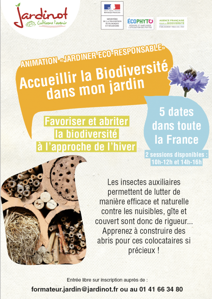 ACCUEILLIR LA BIODIVERSITE DANS MON JARDIN - Société Nationale d ...